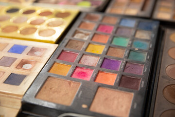 A Beautifully Vibrant Arrangement of Makeup Palettes Perfect for the Latest Beauty Trends
