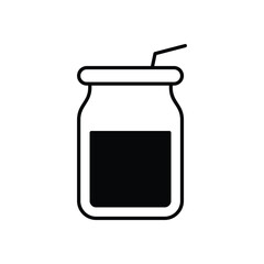 Cold Brew Coffee vector icon