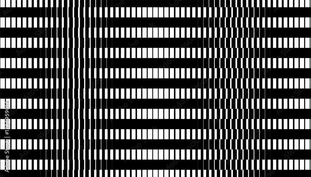 Poster black and white smooth transition of geometric pattern for sporty background and jersey design. full