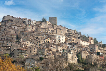 Obraz premium Veduta di Pereto - L'Aquila - Abruzzo - Italia