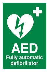 AED - Fully automatic defibrillator