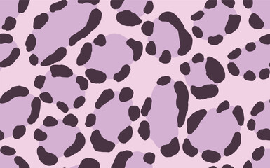 Abstract modern leopard seamless pattern. Animals trendy background. Color decorative vector stock illustration for print, card, postcard, fabric, textile. Modern ornament of stylized skin.