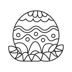 abstract flower. Simple mandala design for coloring. Vector floral mandala. Geometric ornamental mandalas. bold and easy coloring pages, mandala victor. mandala illustration. mandala line art