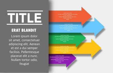 Colorful Arrow Infographic &ndash; Multi-Step Process Diagram