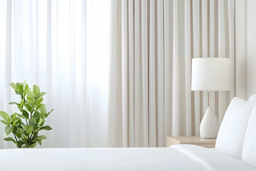 Fototapeta premium Modern bedroom interior