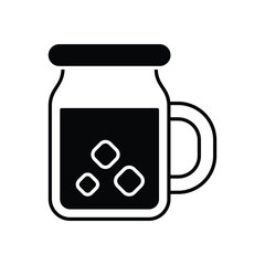 Hibiscus Tea vector icon