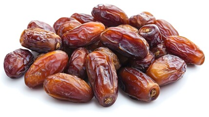 Dry dates isolated on white background