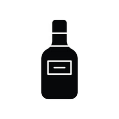 Chilled White Wine vector icon