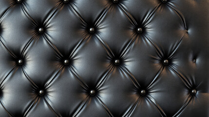 Fototapeta premium A luxurious dark gray leather texture, perfect as a sophisticated background for design projects