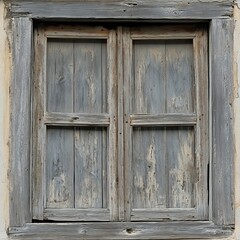 Old wooden window