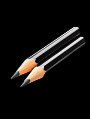 Two black pencils