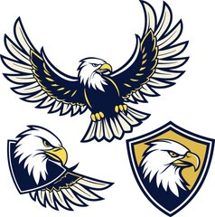 eagle with wings