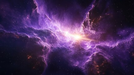 Fototapeta premium Cosmic Nebula: A Celestial Tapestry