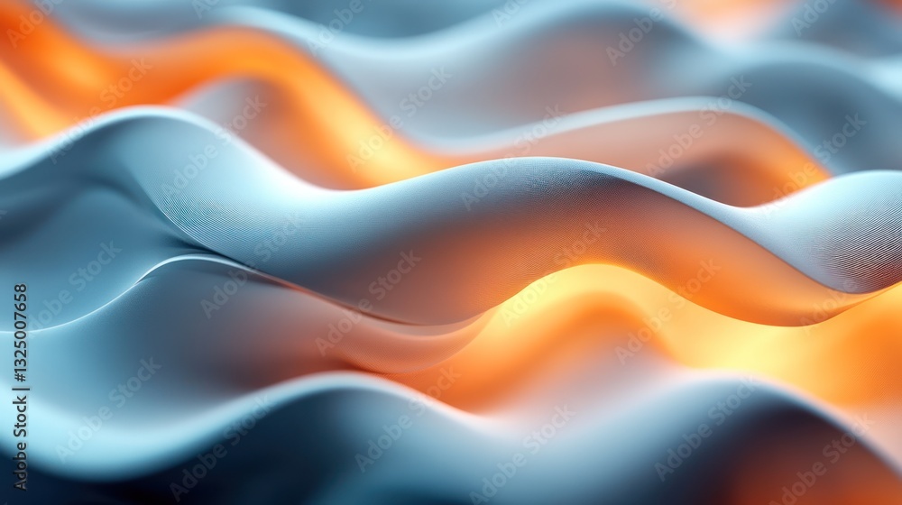 Poster clean, modern wave-like texture with subtle gradient lighting