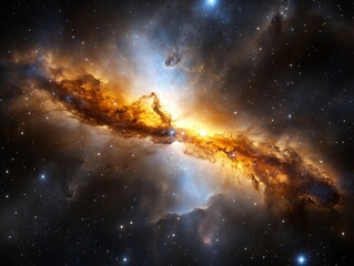 Fototapeta premium Supernova background, space galaxy cloud nebula ,stars, desktop wallpaper, screensaver.