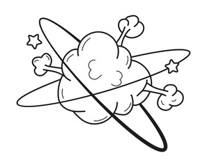 boom effects and explosion elements. Comic-style zap, bam, and smoke sketch elements for dynamic designs. Perfect for illustrations, comics, cartoons, and graphic design