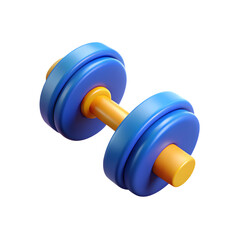 dumbbell isolated on white background