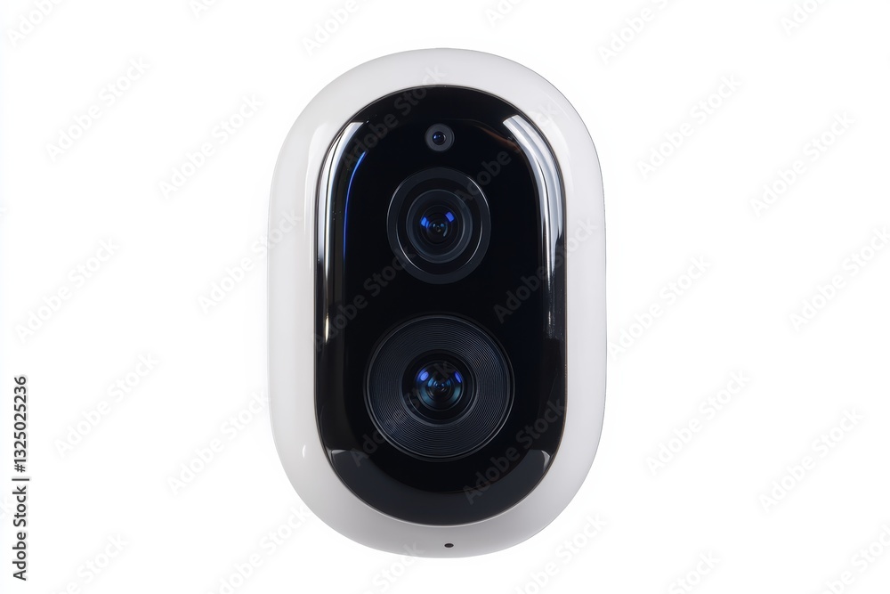 Poster high-resolution motion detection camera equipped for security monitoring and surveillance
