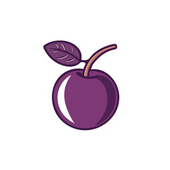 Nectarine Icon | Crisp & Aesthetic Vector Artwork.

