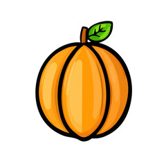 Peanut Butter Fruit Icon | Unique & Modern Flat Illustration.
