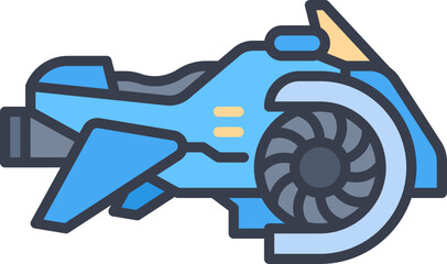 Hover bike icon