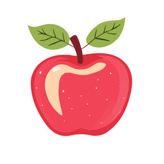 Rose Apple Icon | Fresh & Simplistic Vector Illustration.
