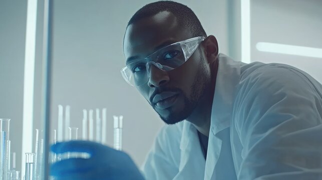 Scientist Working in a Lab