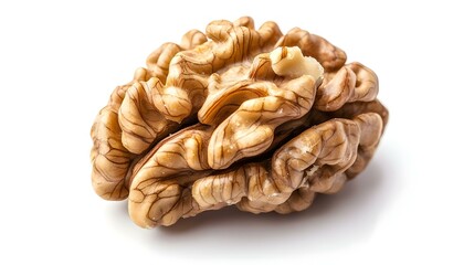 Obraz premium peeled walnut resembling the shape of a human