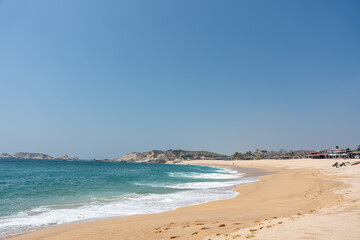 El Faro de Bucerias beach in the municipality of Aquila, Michoacan, Mexico. buserias, vuserias, vucerias.