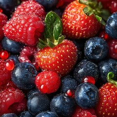 Obraz premium fresh berries 
