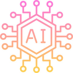 Artificial intelligence icon