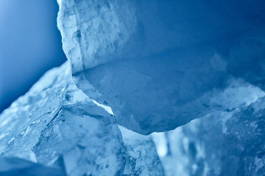 blue landscape crystal ice rock cave background light