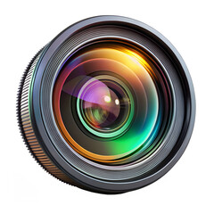 camera lens isolated on white
