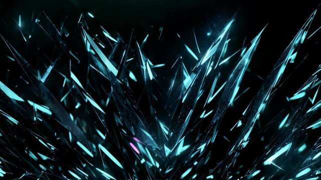 Sharp green crystals
