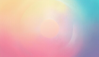 Abstract pattern with Circle in Soft gradient pastel background in sweet color. Generated image