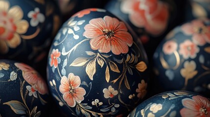 An Easter decoration with cool chicken and egg. Easter holiday concept.