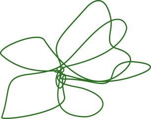 Abstract freehand pen scribble decoration