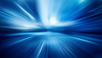 Obraz premium blue defocused blurred motion abstract background widescreen