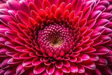Red Viva Magenta abstract background. Flower petals close-up. 