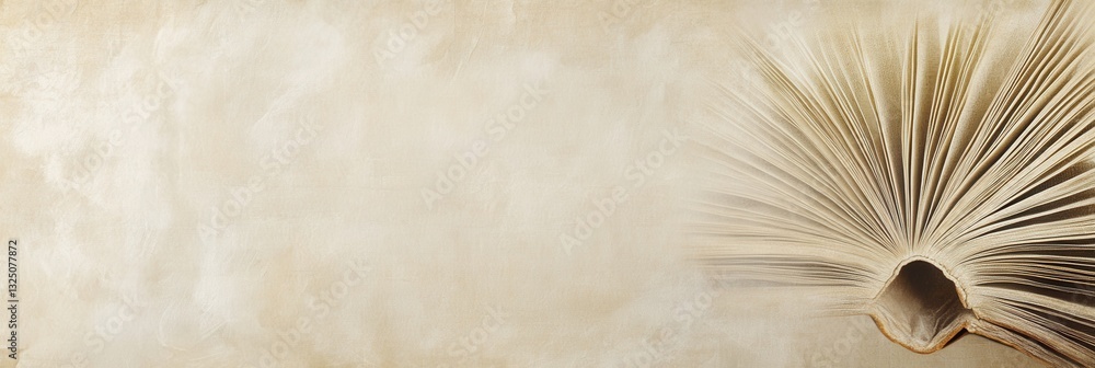 Aufkleber background design featuring a book page texture with soft tones perfect for scholarly presentations 