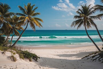 Obraz premium Breathtaking Beaches of Mexico Discover Pristine Shores and Crystal Clear Waters