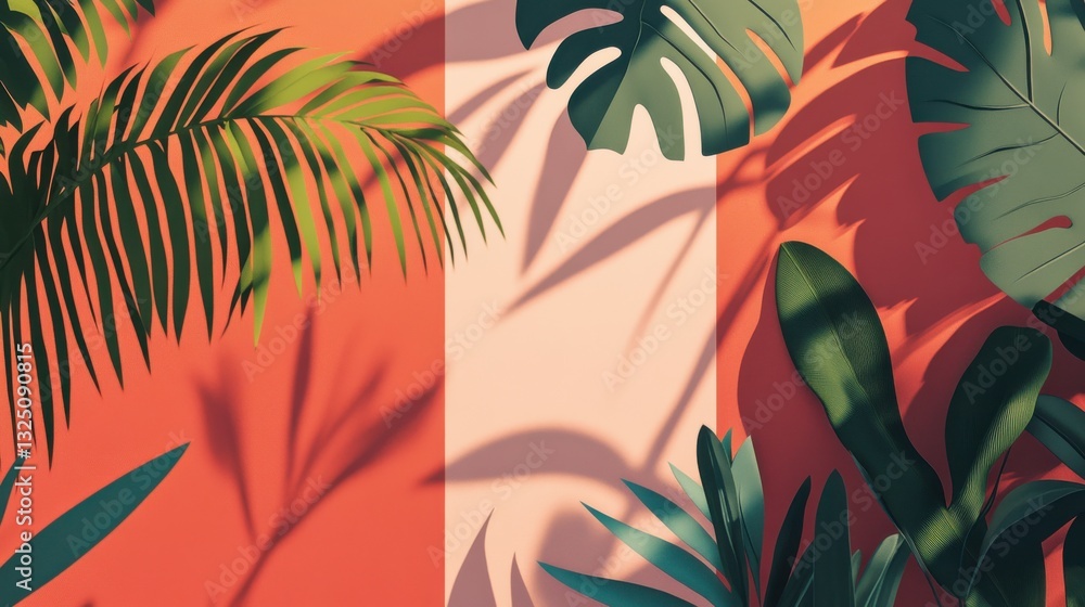Wall mural calming flow of shapes in natural design