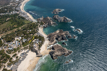 Maruata Beach in the municipality of Aquila, Michoacan, Mexico