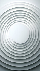 Obraz premium Abstract Background Grey Concentric Circles Illustration