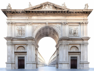 Obraz premium Triumphal Arch Architectural Illustration