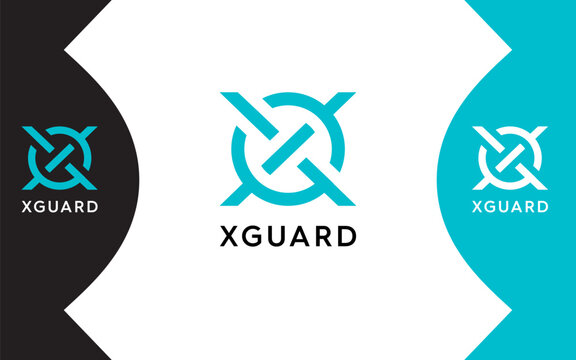 Letter GX guard security logo