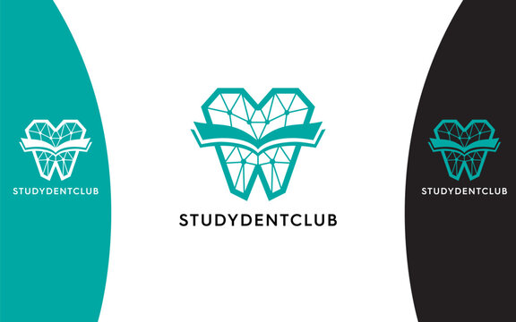 Study Club Dental modern logo