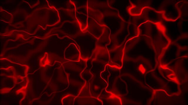 Dark red gradient An abstract image featuring a dynamic pattern of glowing red lines and shapes, resembling a fluid or organic structure, creating a sense of movement and depth.