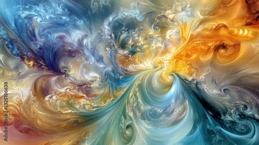 Canvas Prints imaginative elements in ethereal light and abstract forms