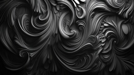 Intricate Patterns with Dramatic Lighting and Texture